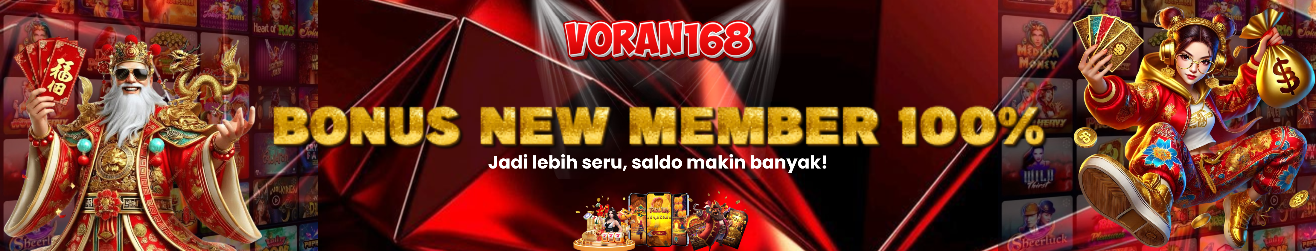 BONUS NEW MEMBER 100%